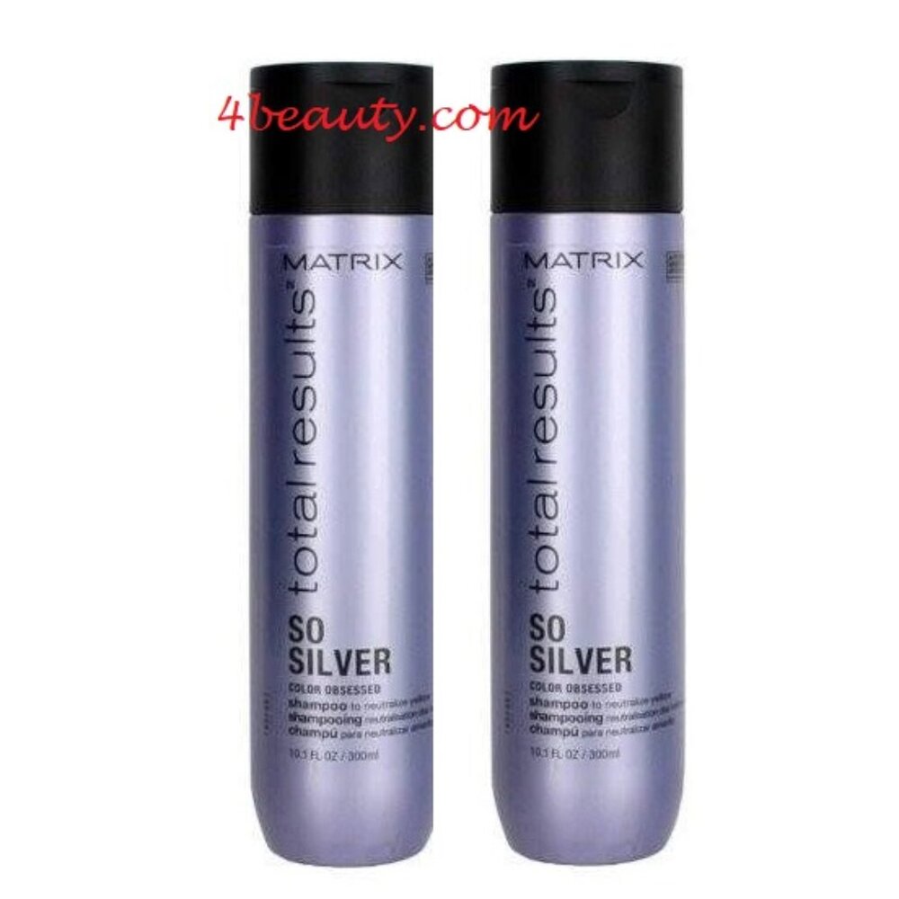 Matrix Total Results So Silver Shampoo 10 oz (pack of 2)